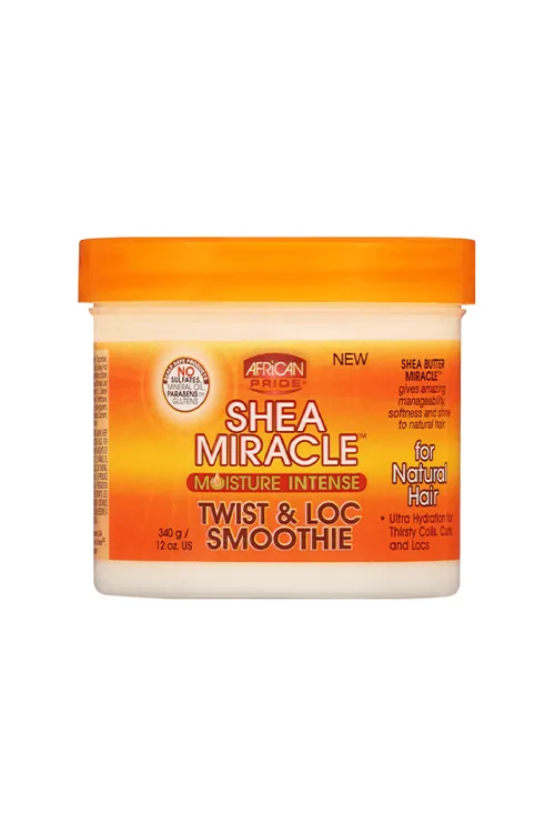 African Pride Shea Miracle Moisture Intense Twist & Loc Smoothie 12 oz