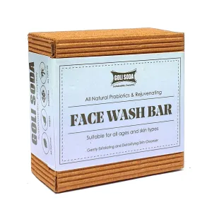 All Natural Probiotics & Rejuvenating Face Wash Bar (Pack of 1)