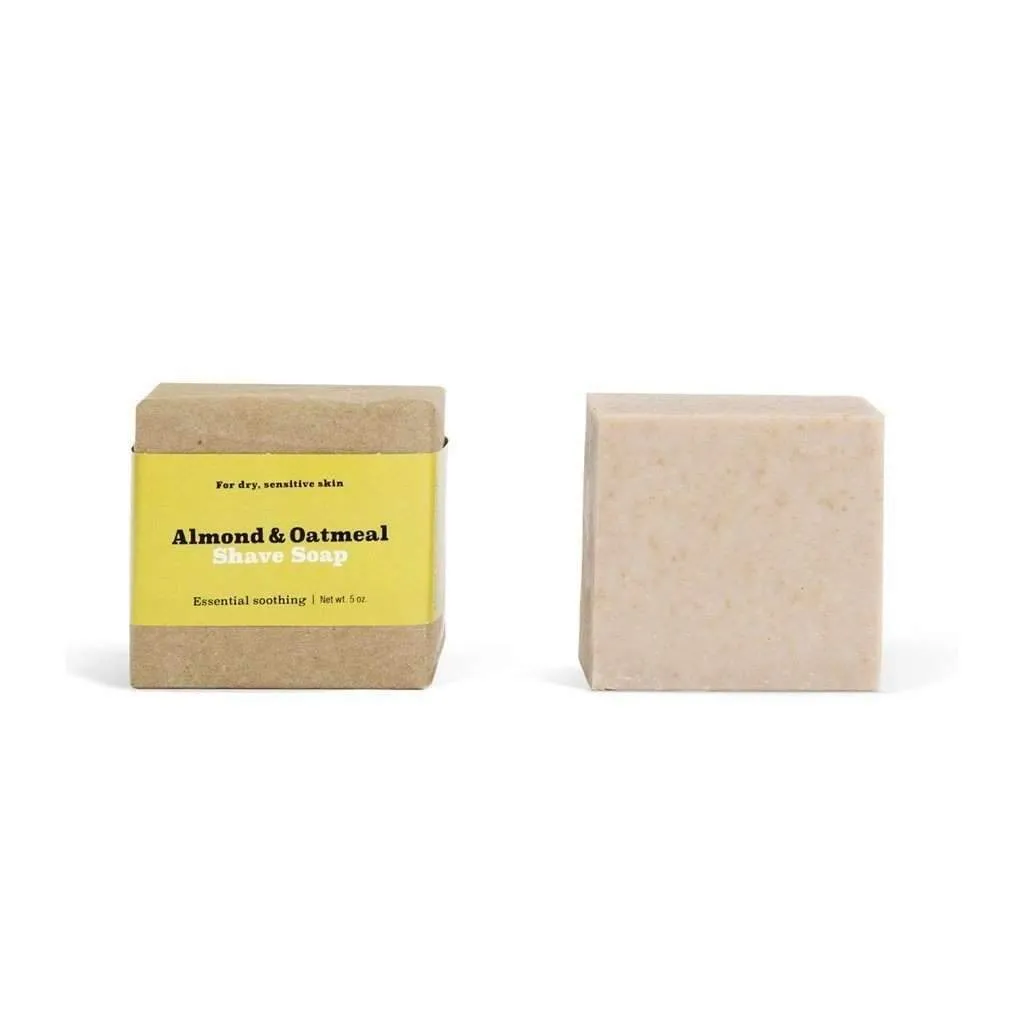 Almond   Oatmeal Shaving Soap