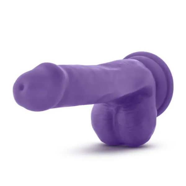 Au Naturel Bold Delight 6 inches Dildo Purple from Blush Novelties