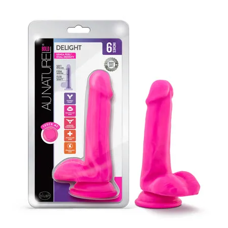 Au Naturel Bold Delight Dildo 6 Pink