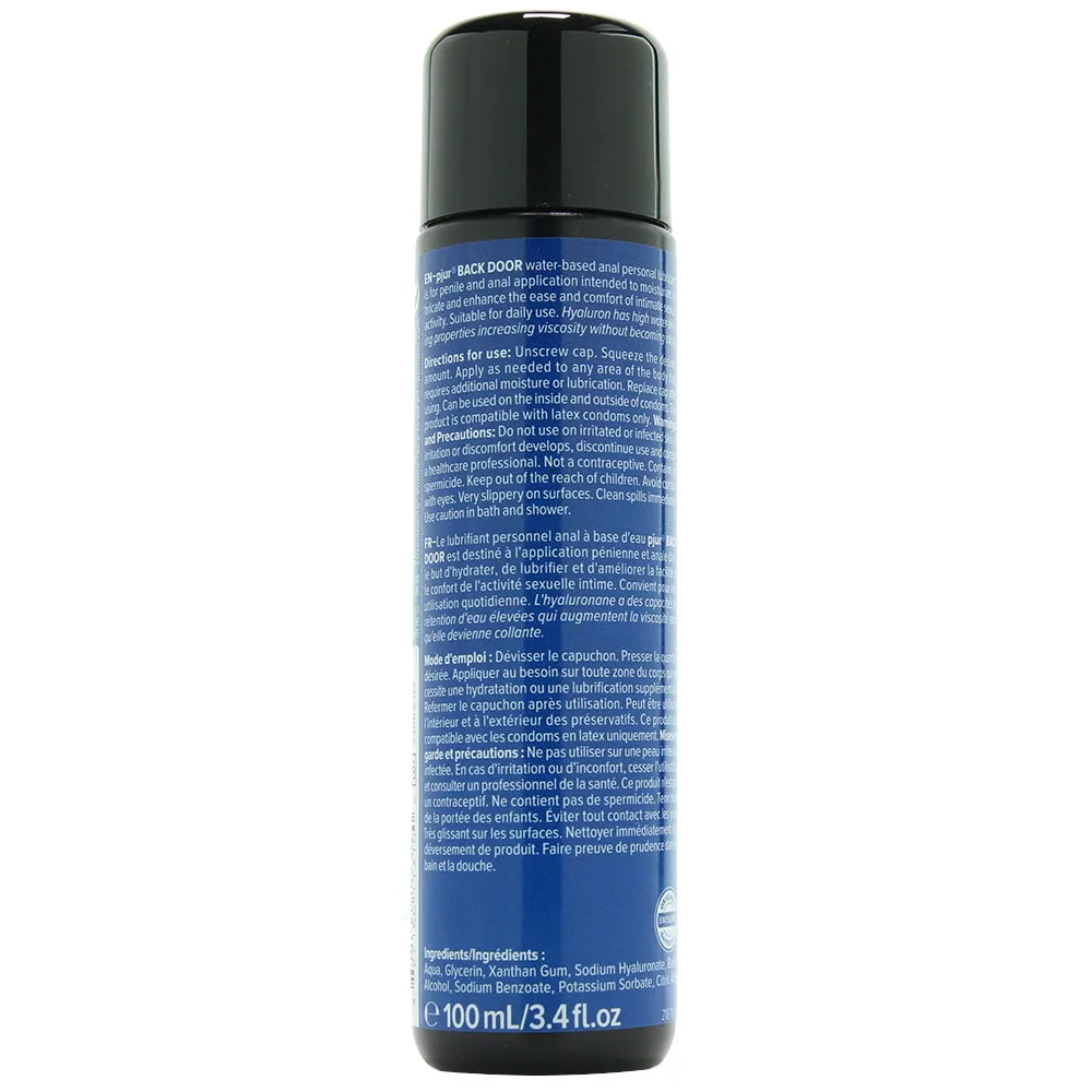 Back Door Water Based Anal Lubricant in 3.4oz/100ml