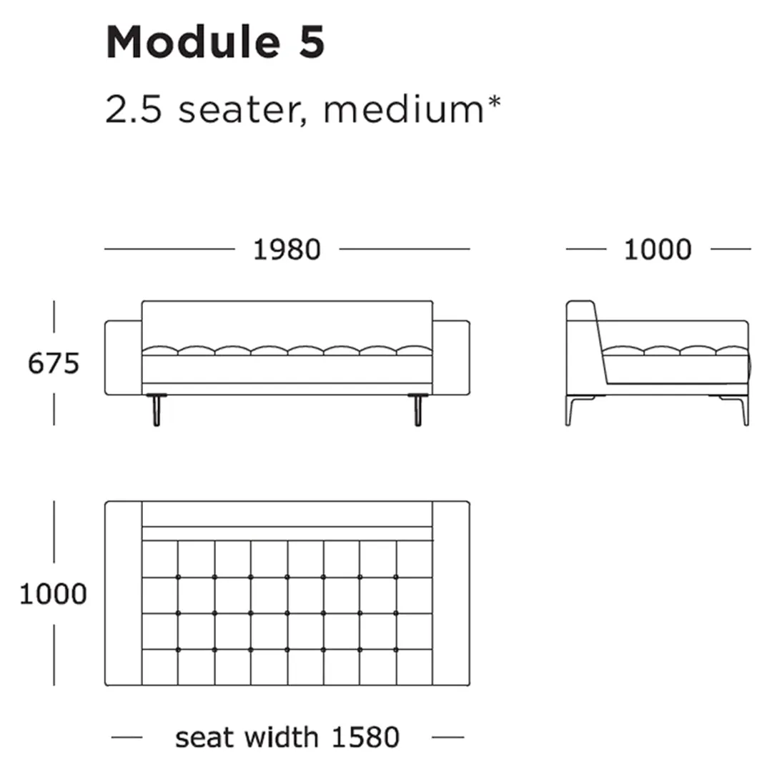 Campo Modular Sofa (Modules 1-8)