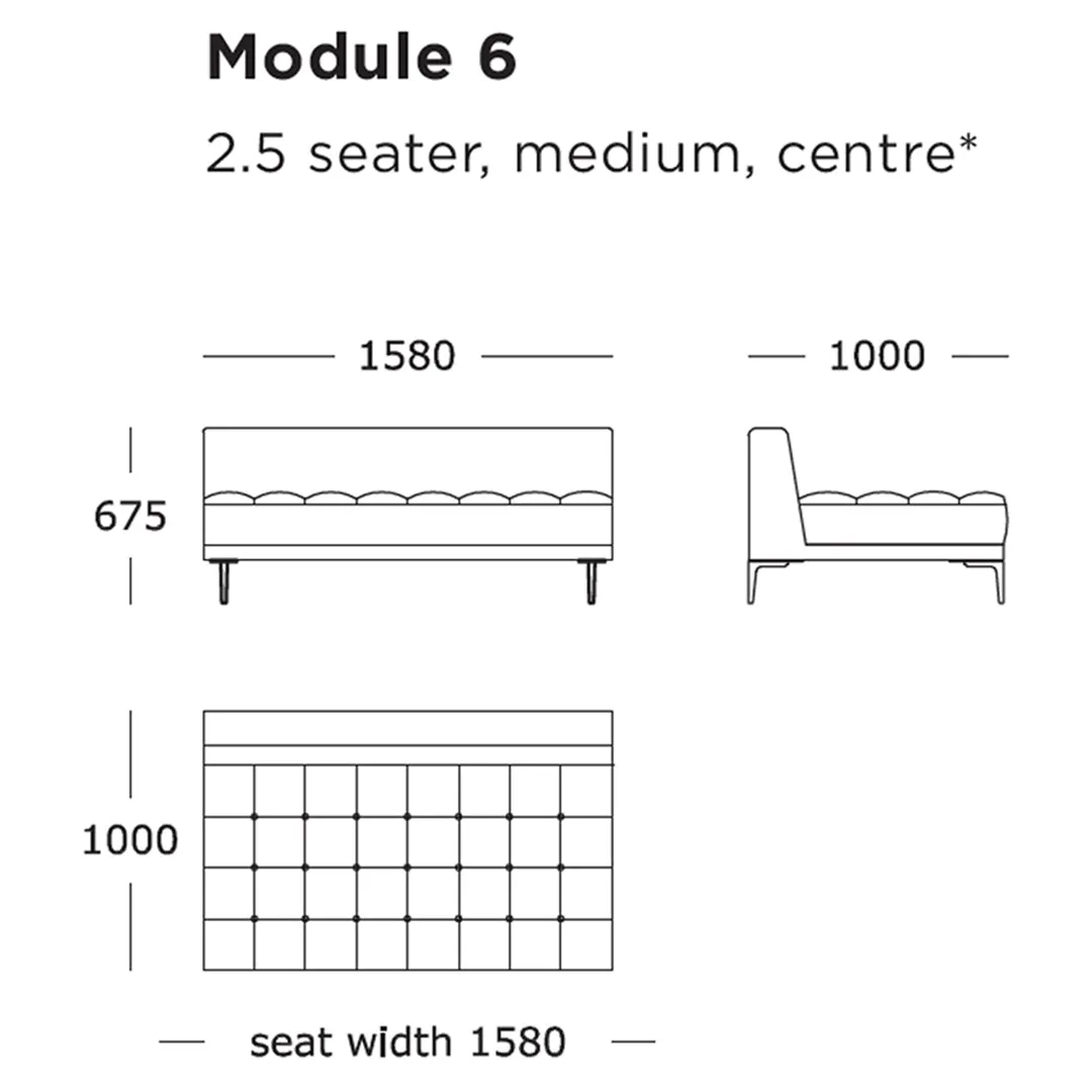 Campo Modular Sofa (Modules 1-8)