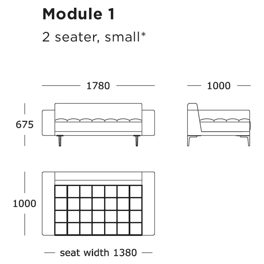 Campo Modular Sofa (Modules 1-8)