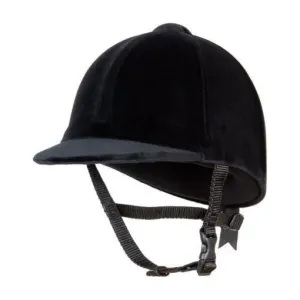 Champion CPX3000 Junior Velvet Riding Hat - Black