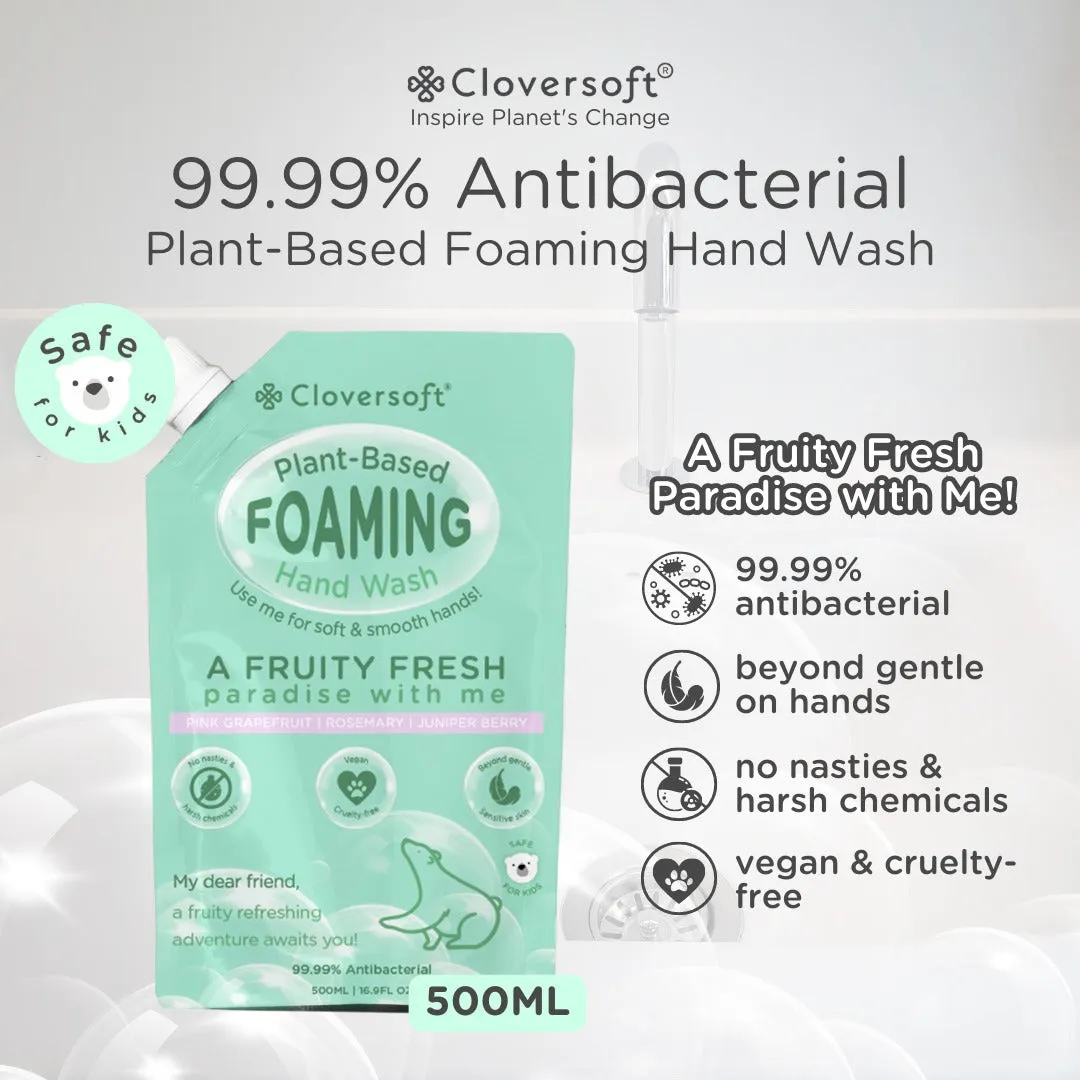 Cloversoft 99.99% Antibacterial Foaming Handwash Refill pack 500ml