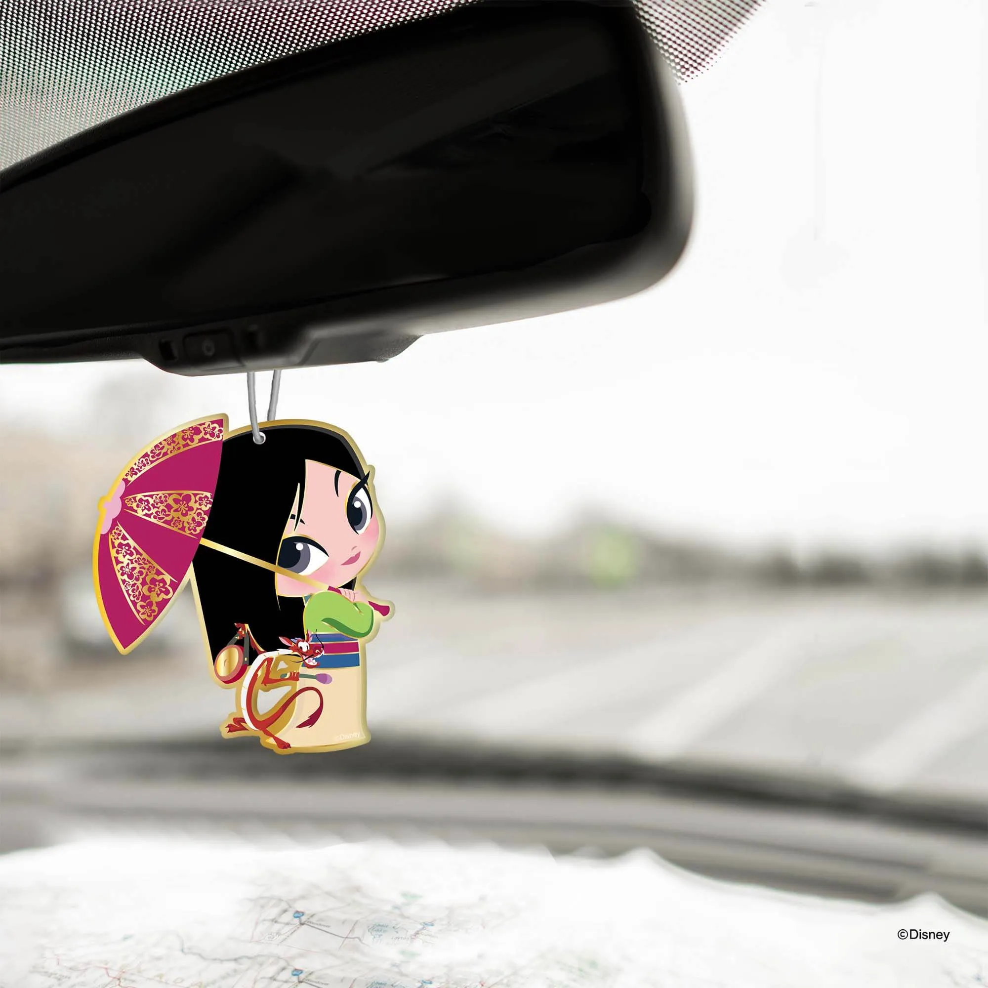 Disney Car Air Freshener Mulan & Mushu