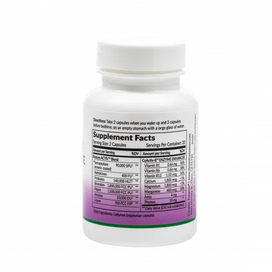 Dynamic Enzymes Restore Active Serrapeptase & Nattokinase 90 Capsules