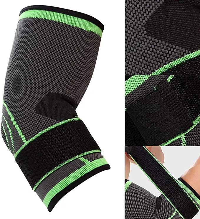 Elbow Support Brace with Compression Strap