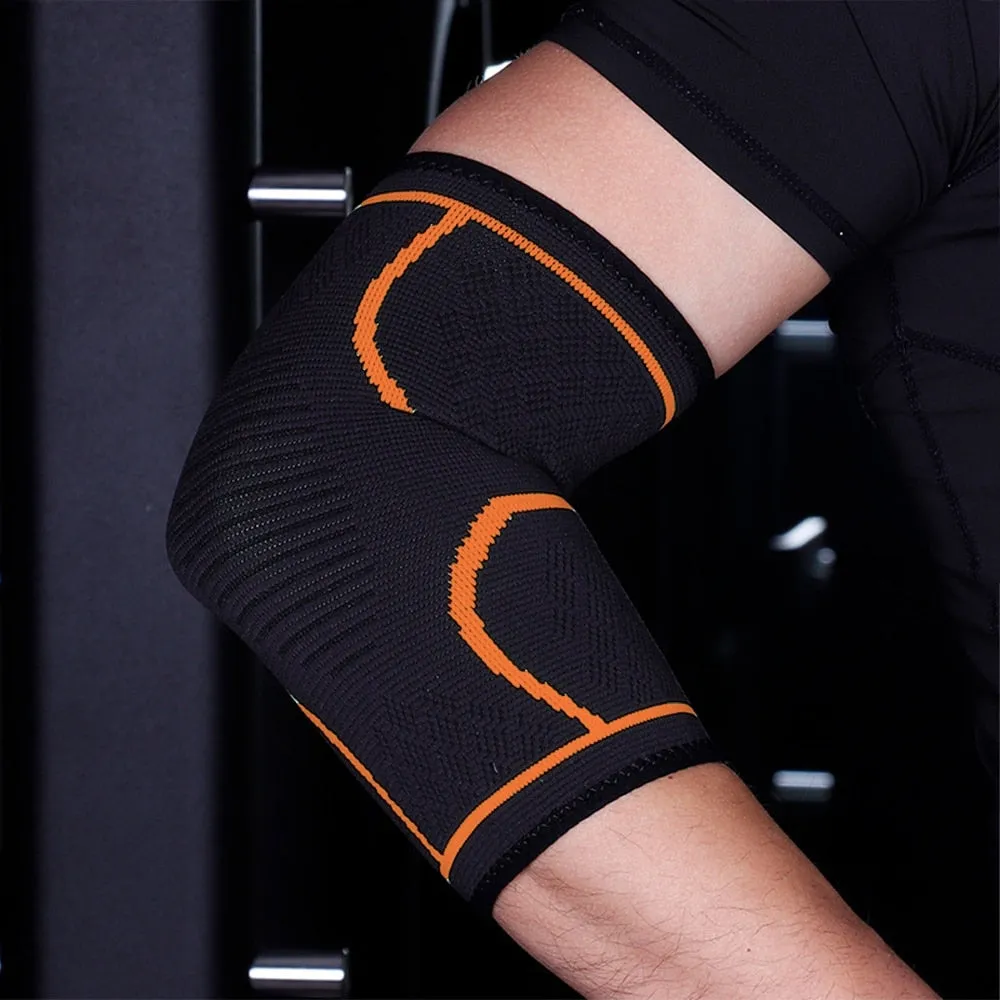 Elbow Support Brace with Compression Strap