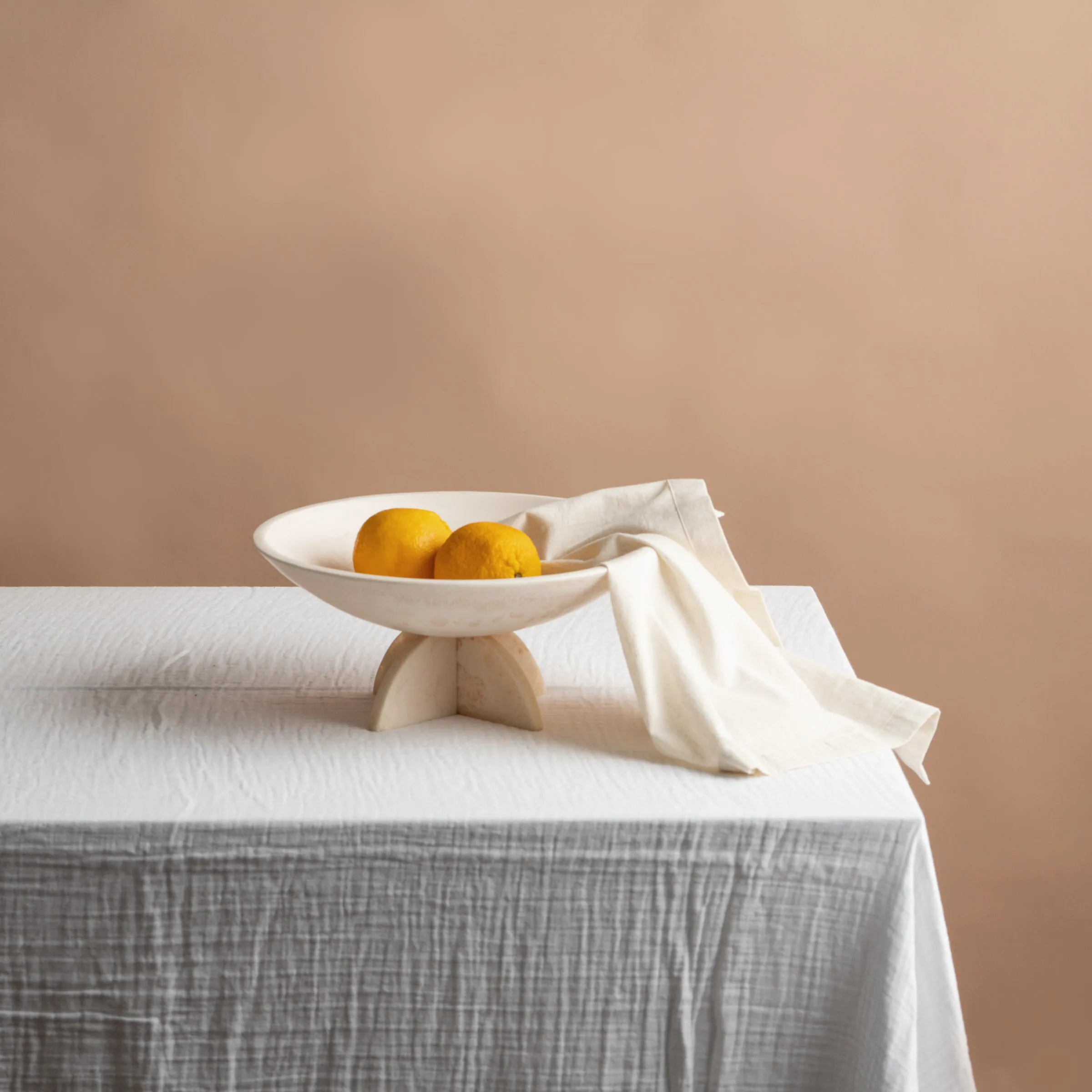 Enes Tablecloth | White