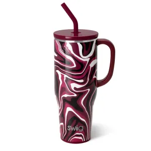 Fanzone Maroon   Black Mega Mug 40oz