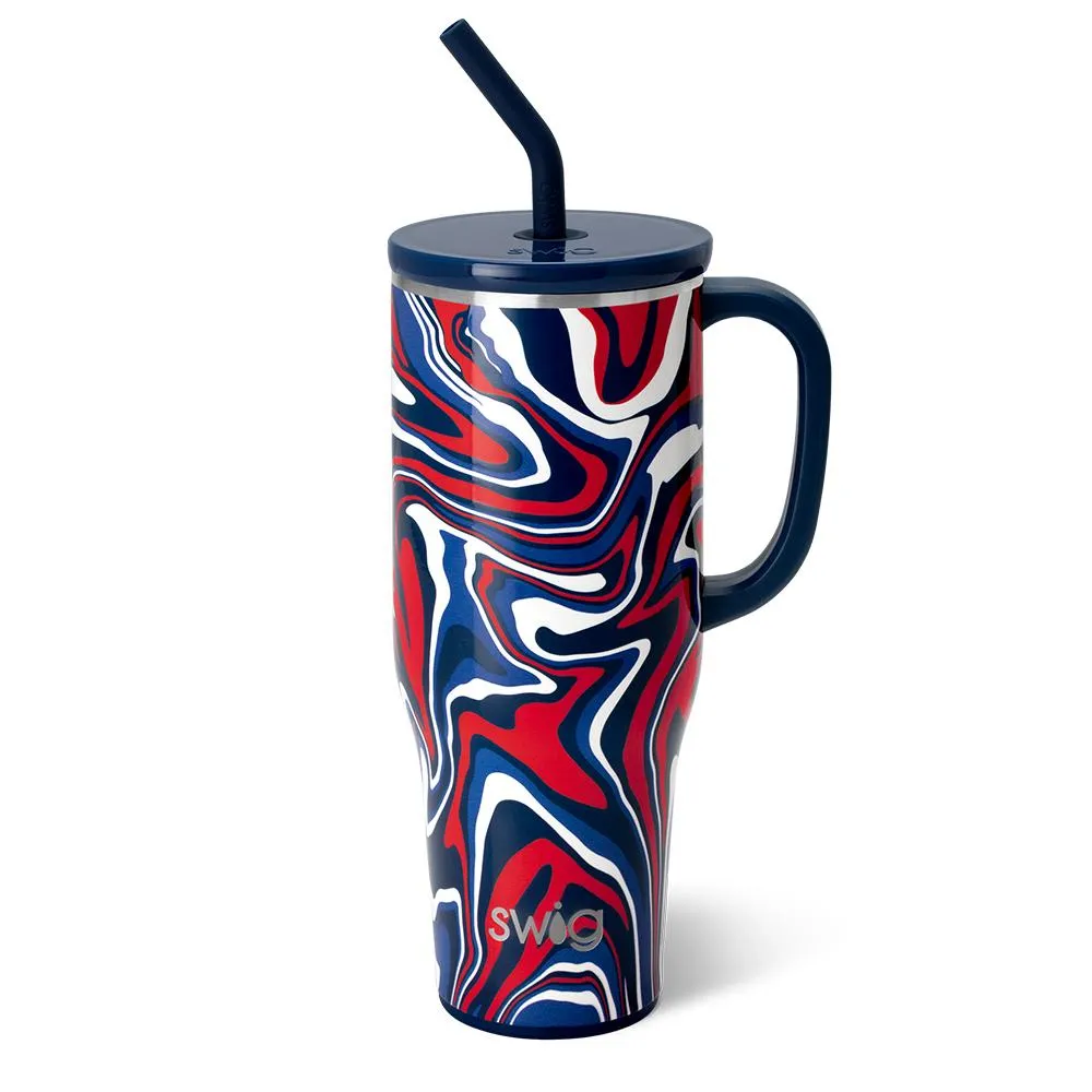 Fanzone Navy   Red Mega Mug 40oz