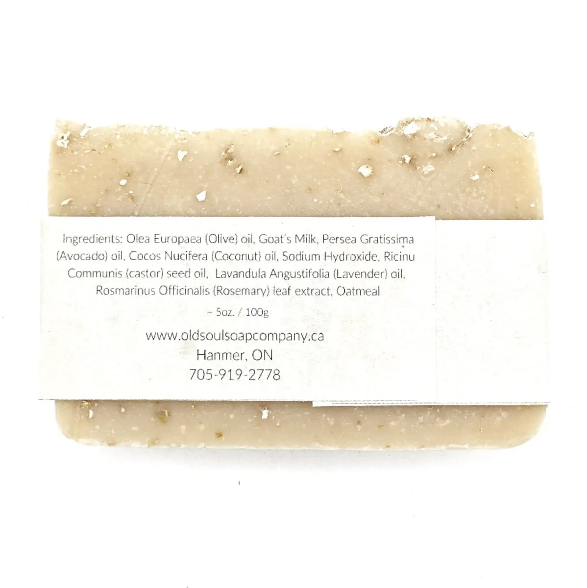 Goats Milk Oatmeal Bar Soap