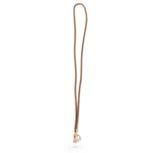 Gold Crossbody Soft Gemmed Phone Lanyard