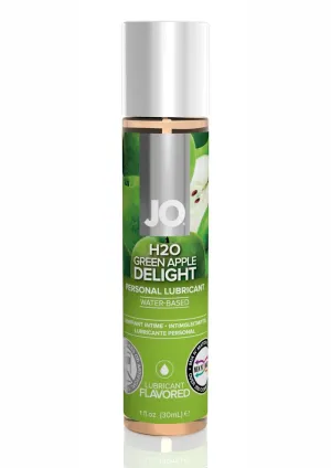 JO H2o Water Based Flavored Lubricant Green Apple Delight