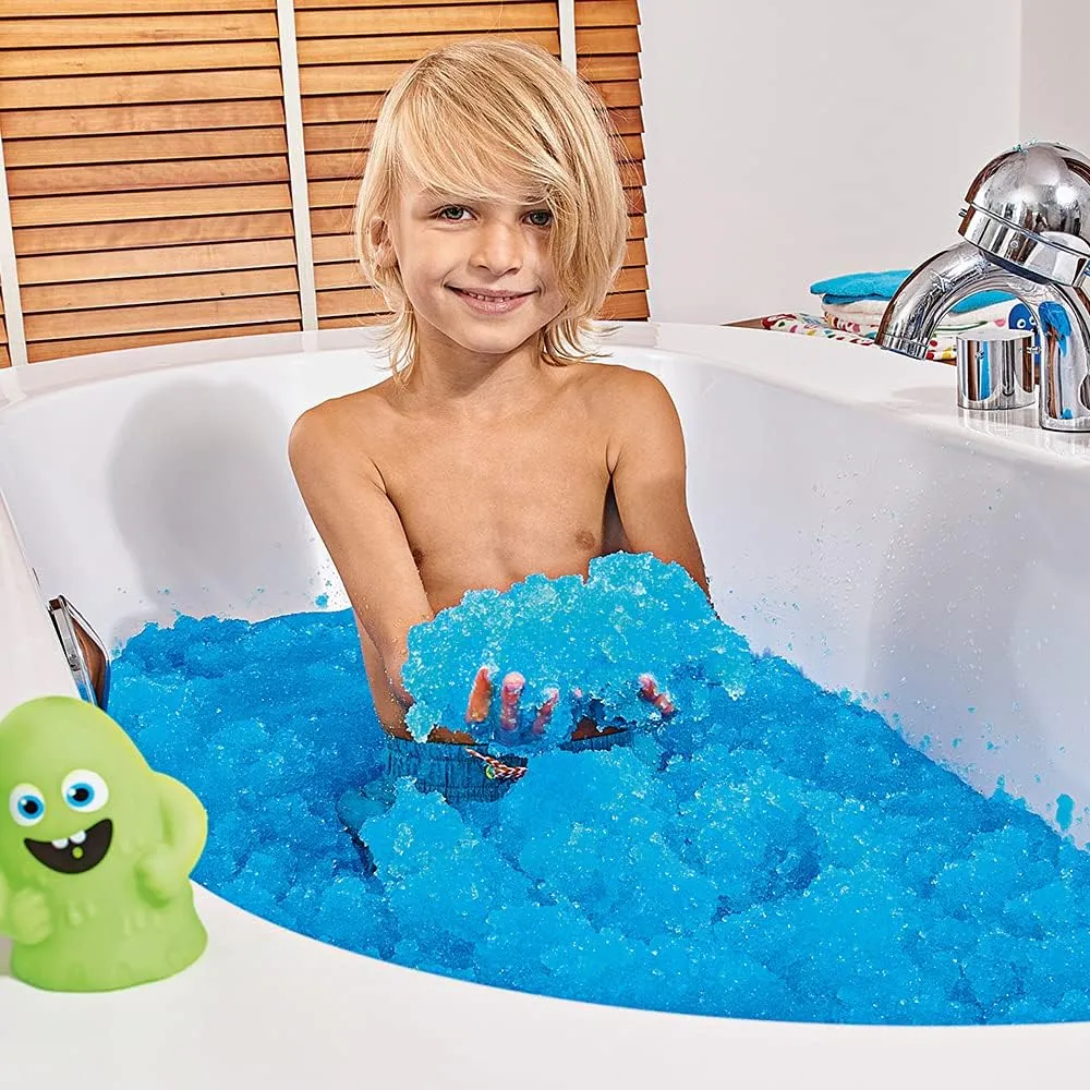 Junior  Kids Slime Baff - Turn Water Into Gooey Children's Sensory and Bath Toy Blue