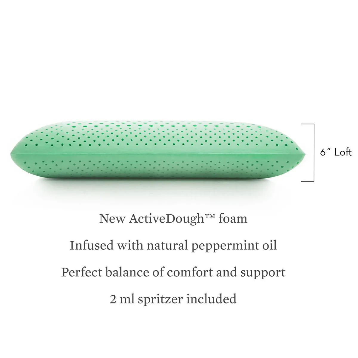 Malouf Zoned ActiveDough®   Peppermint Pillow