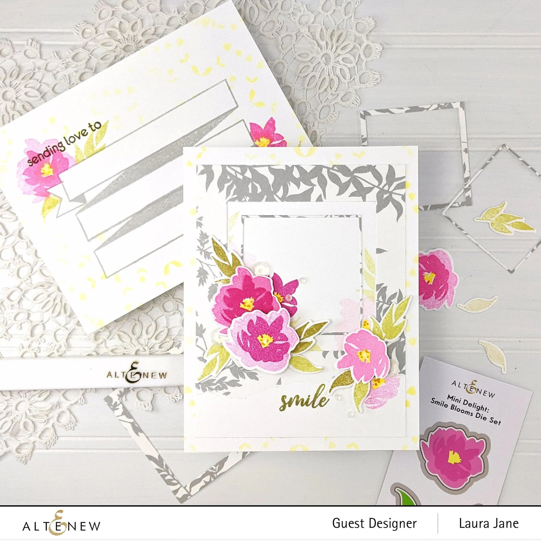 Mini Delight: Smile Blooms Stamp & Die Set