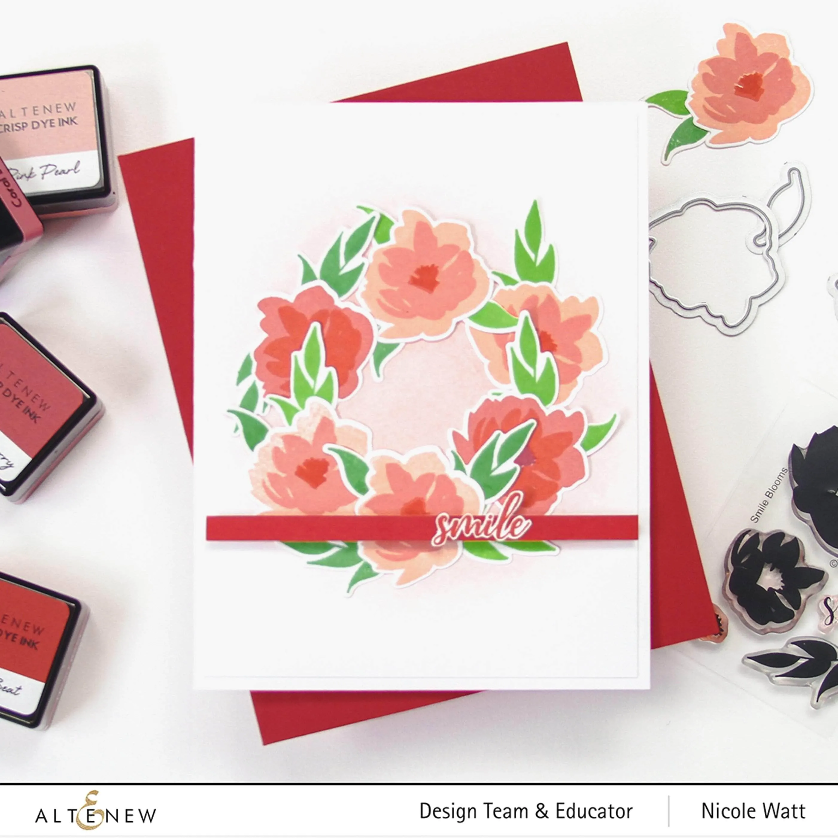 Mini Delight: Smile Blooms Stamp & Die Set