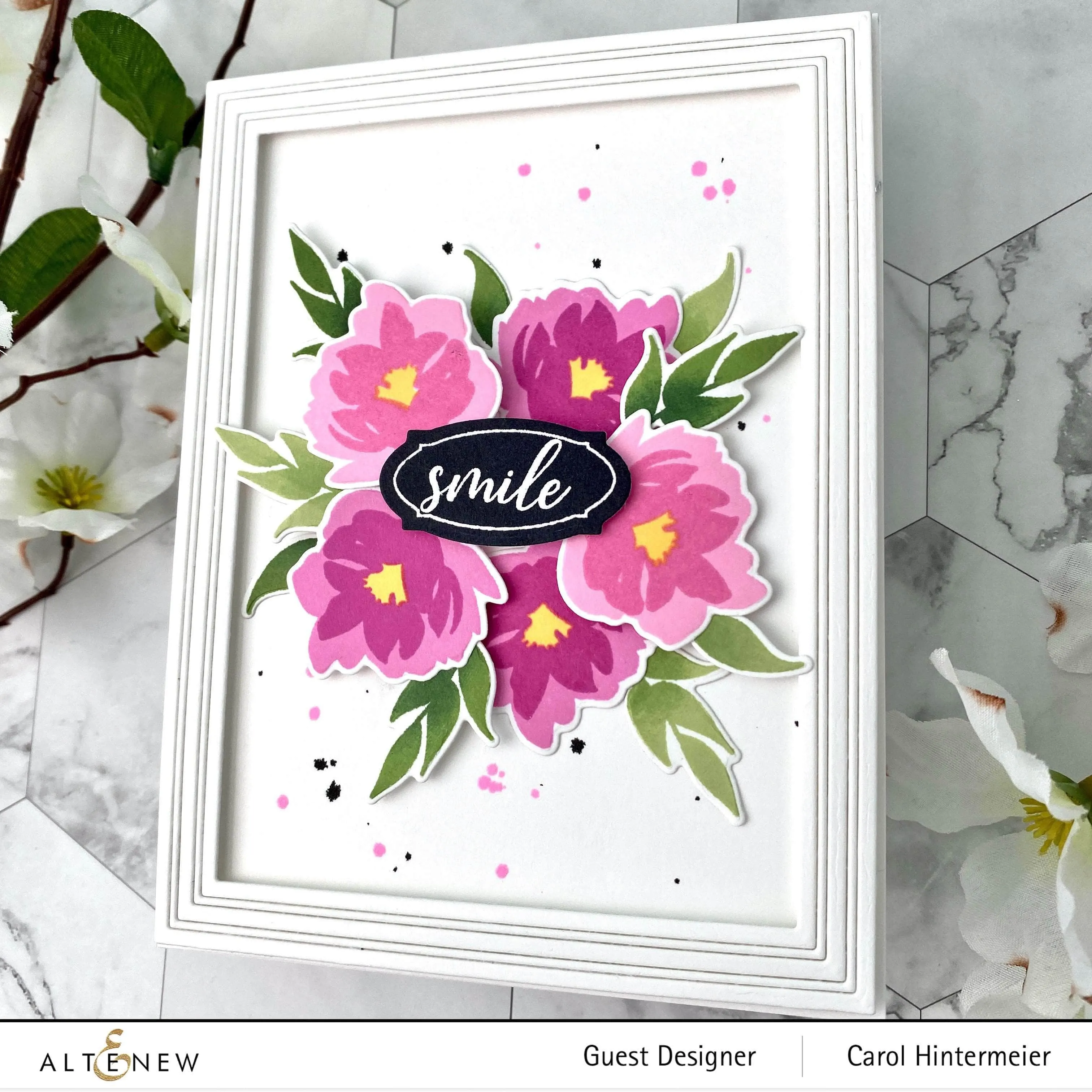 Mini Delight: Smile Blooms Stamp & Die Set