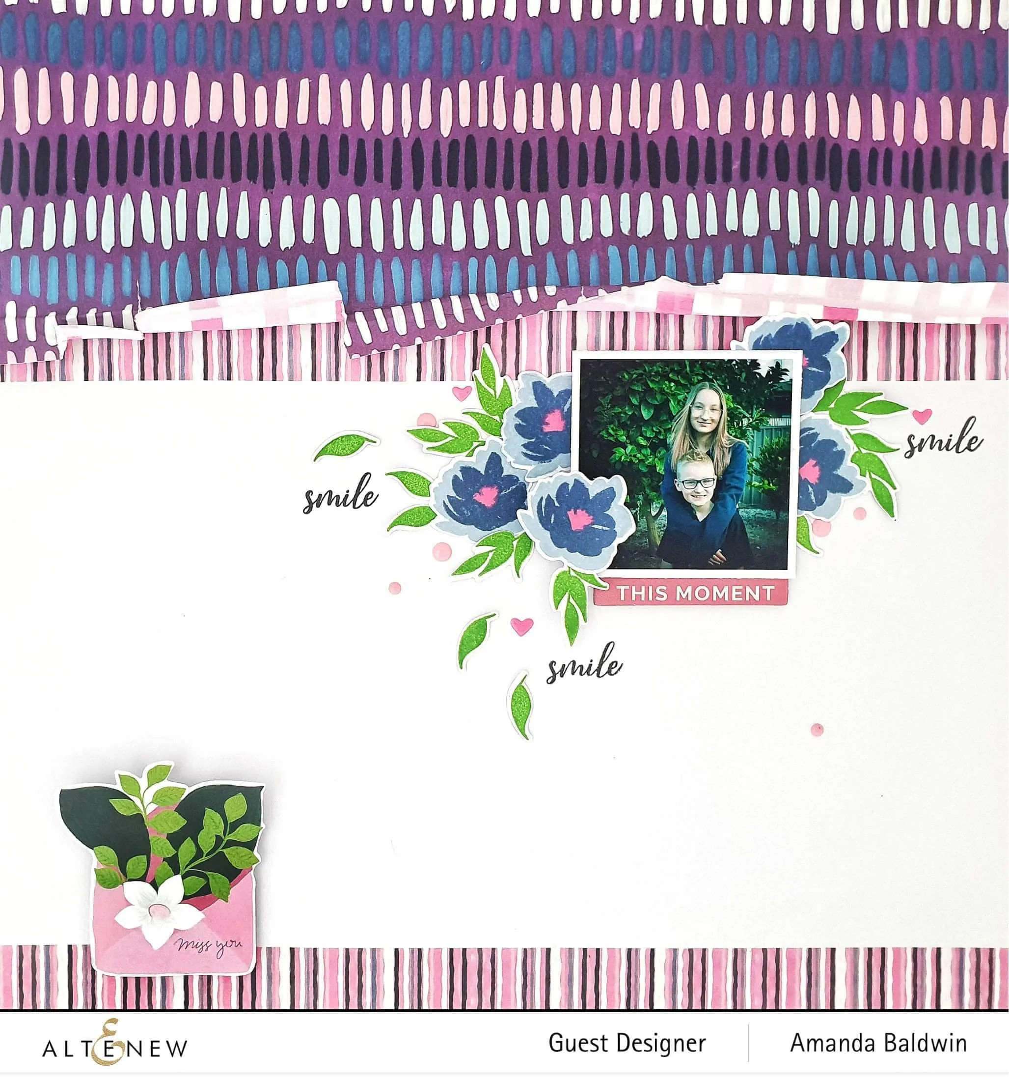 Mini Delight: Smile Blooms Stamp & Die Set