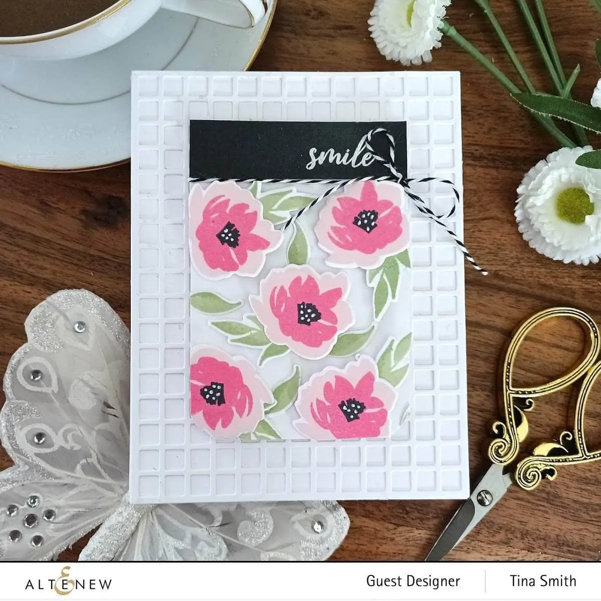 Mini Delight: Smile Blooms Stamp & Die Set