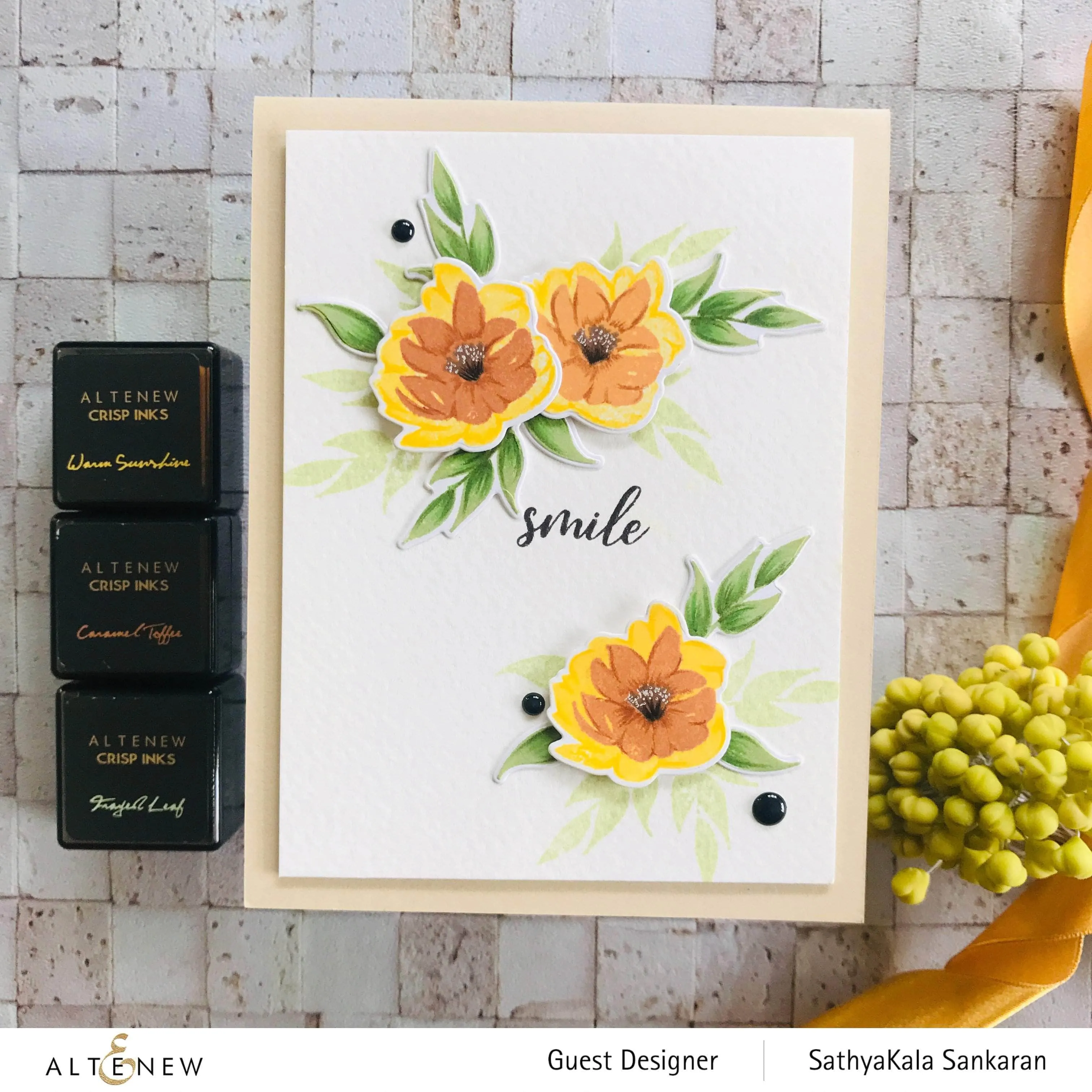 Mini Delight: Smile Blooms Stamp & Die Set