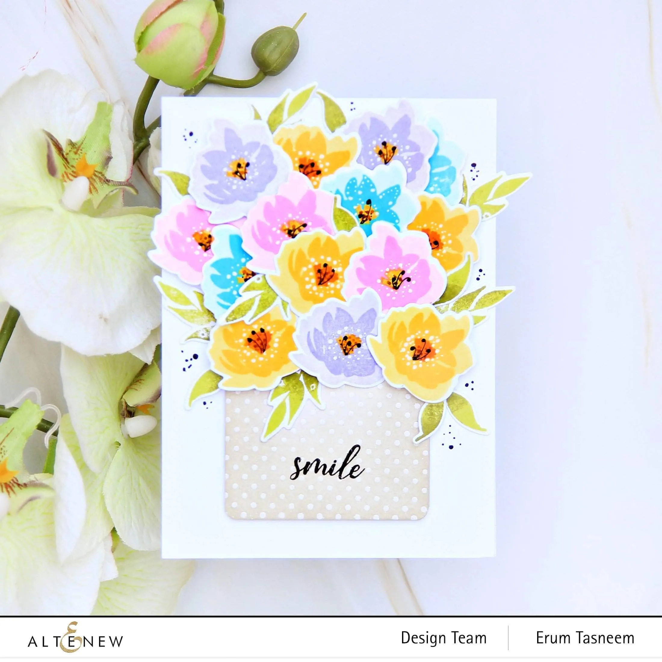 Mini Delight: Smile Blooms Stamp & Die Set