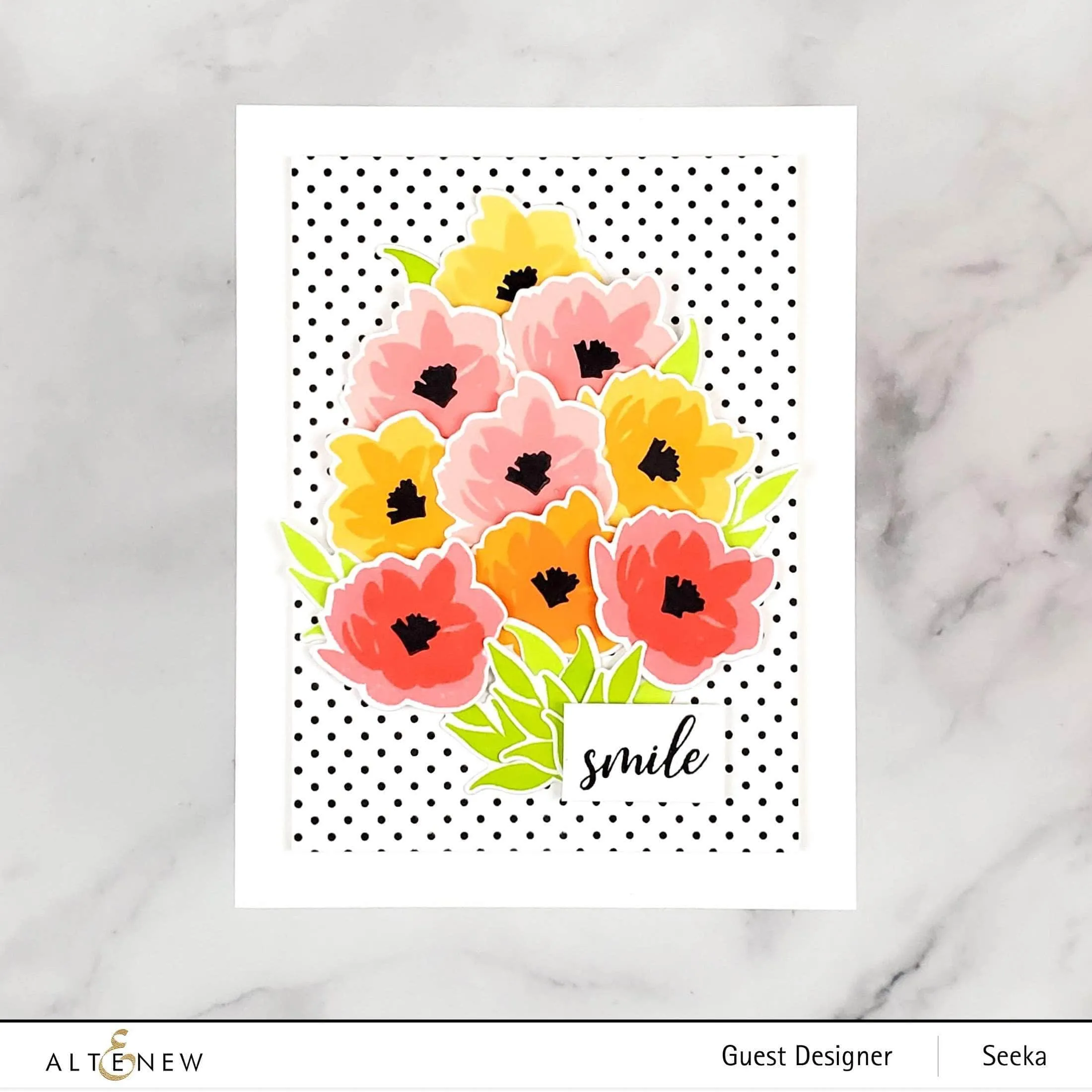 Mini Delight: Smile Blooms Stamp & Die Set