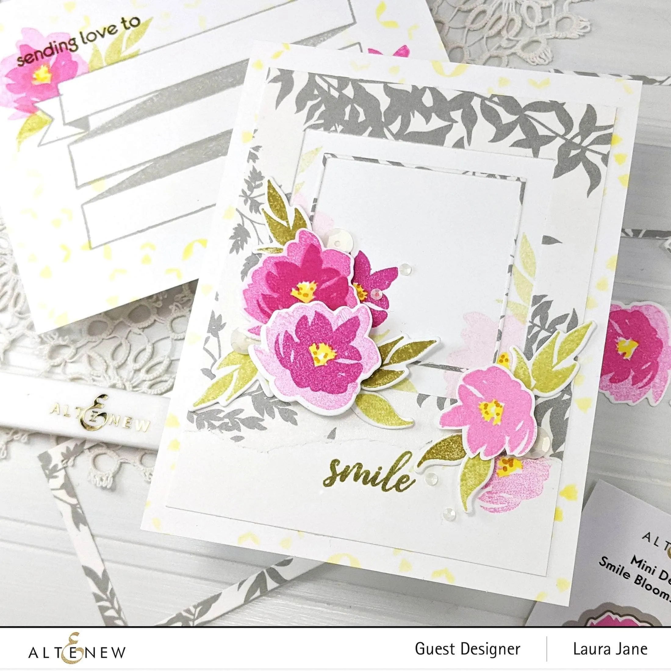 Mini Delight: Smile Blooms Stamp & Die Set