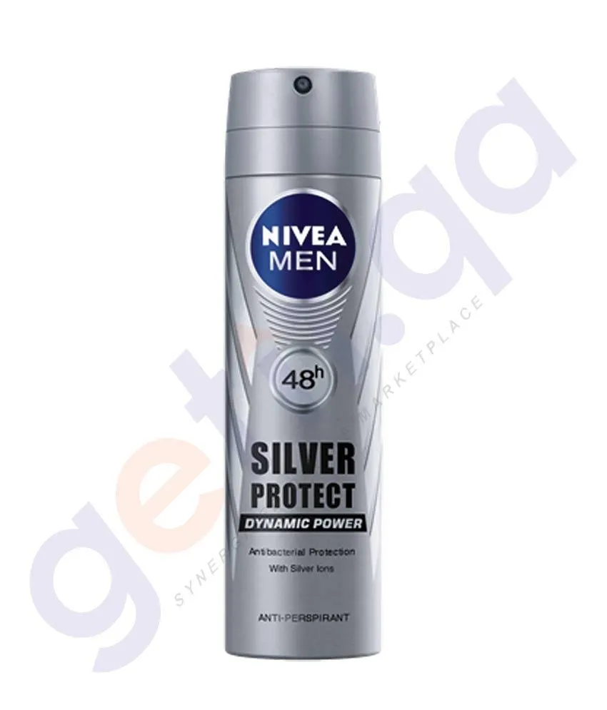 NIVEA 150ML MEN SILVER PROTECT DEODORANT (82959)