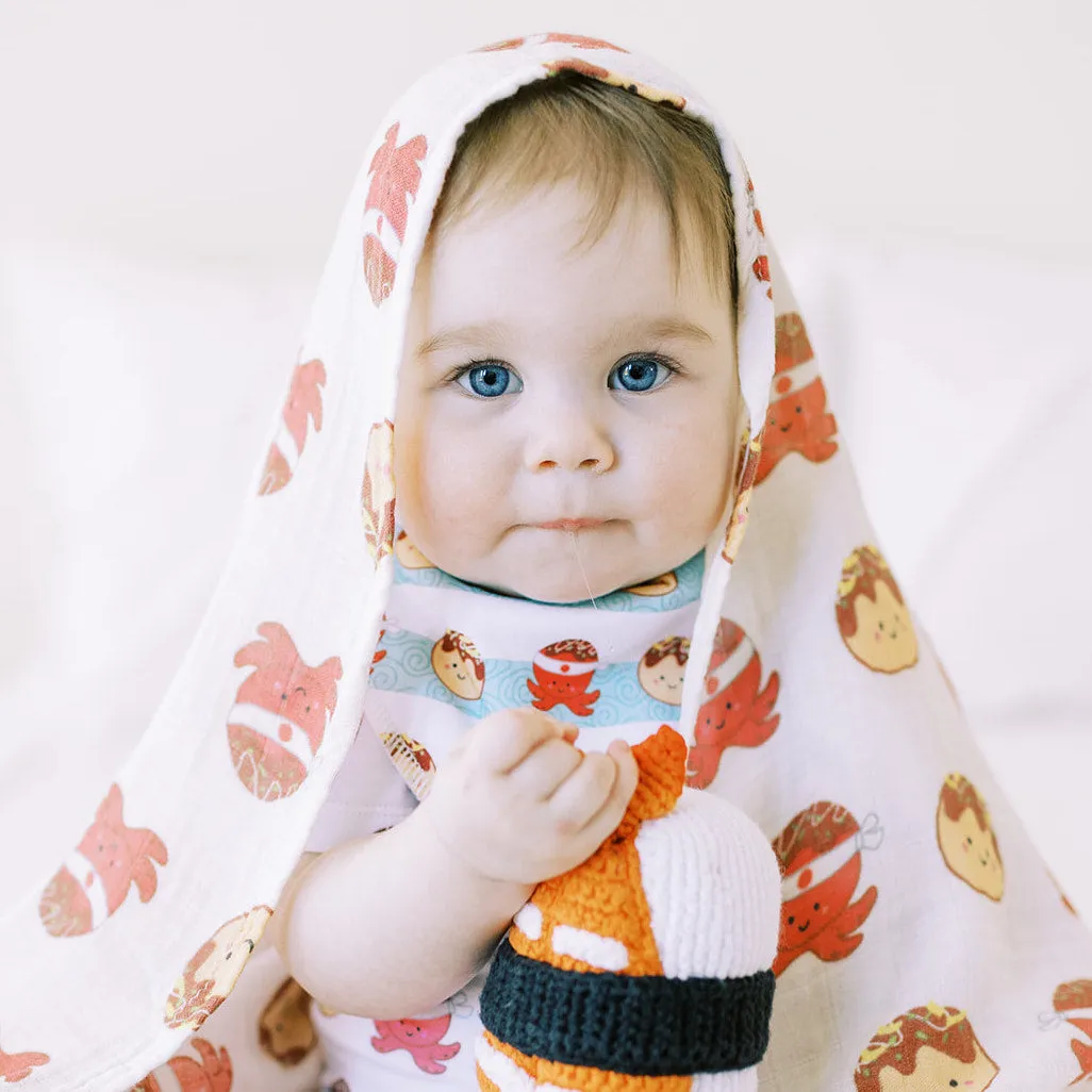 Organic Bamboo Blend Swaddle - Takoyaki