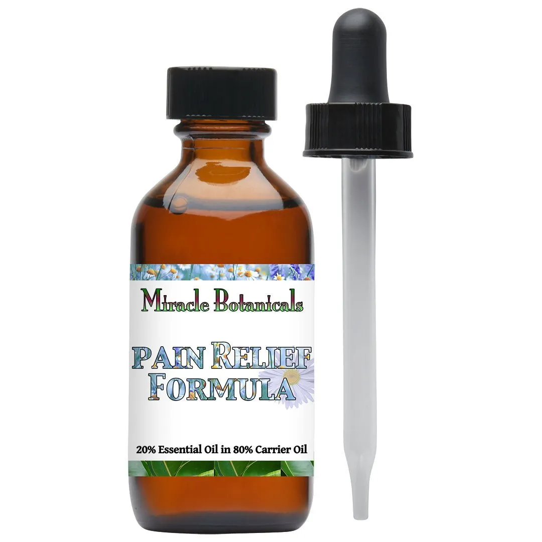 Pain Relief Essential Oil Formula - Essential Oils and Carrier Oils for Pain Relief