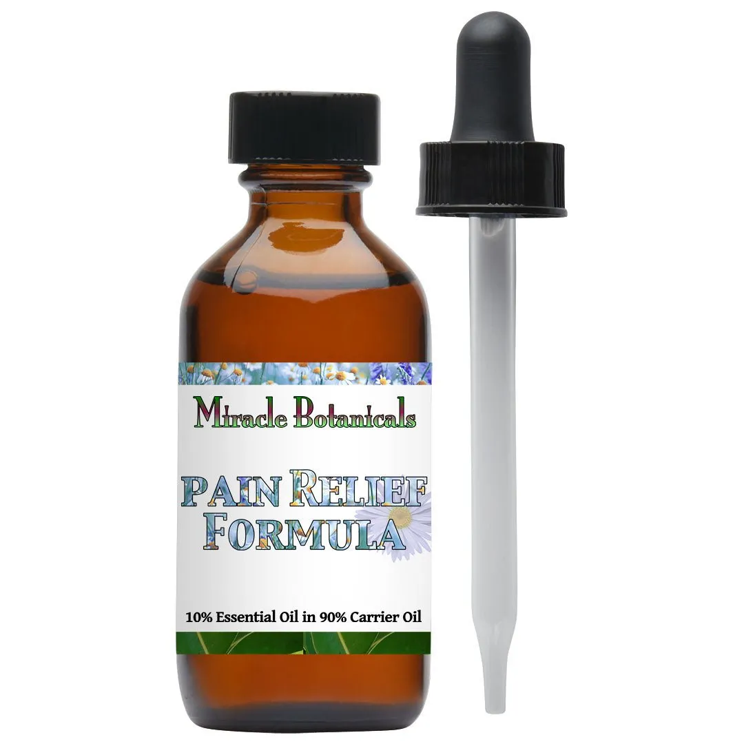 Pain Relief Essential Oil Formula - Essential Oils and Carrier Oils for Pain Relief