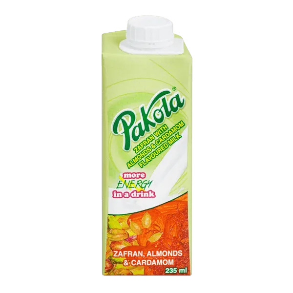 PAKOLA ZAFRAN ALMOND & CARDAMOM FLAVORED MILK 235ML