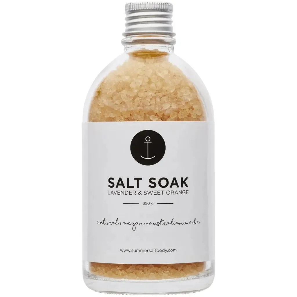 Salt Soak Lavender & Sweet Orange 350g by Summer Salt Body