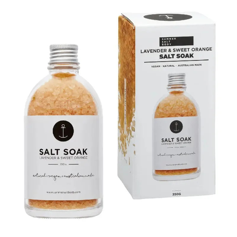 Salt Soak Lavender & Sweet Orange 350g by Summer Salt Body