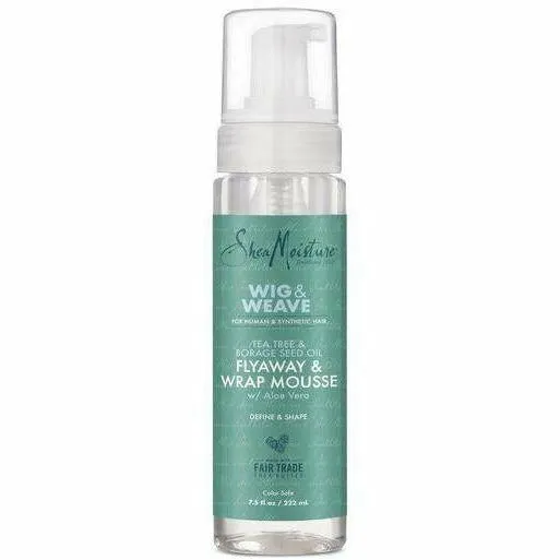 Shea Moisture: Wig & Weave Tea Tree & Borage Seed Oil Flyaway & Wrap Mousse w/ Aloe Vera