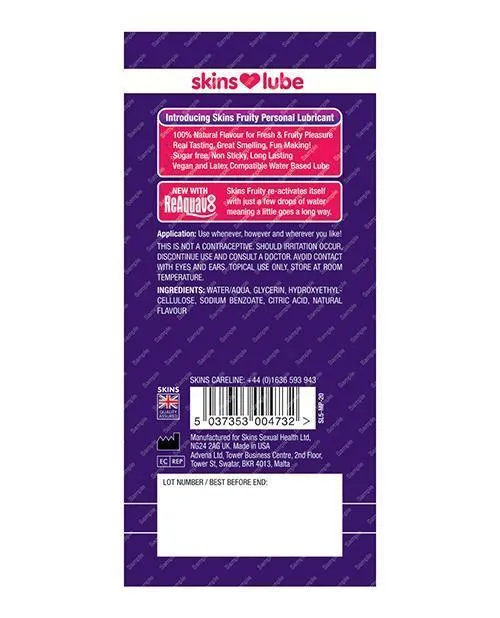 Skins Water Based Lubricant - 5 Ml Foil