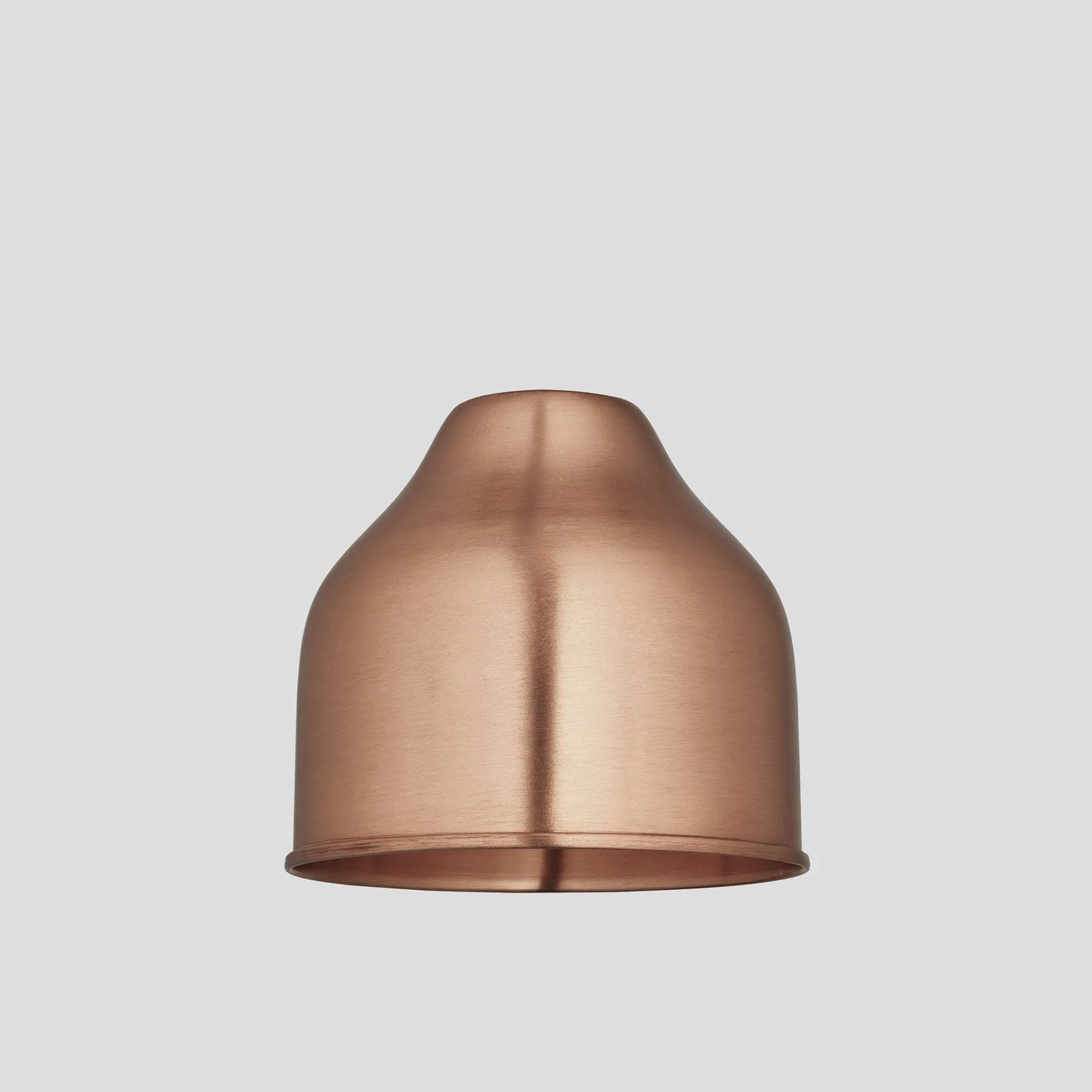 Sleek Cylinder Cone Pendant Light - 7 Inch - Copper