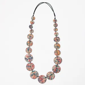 Speckled Coraline Statement Necklace