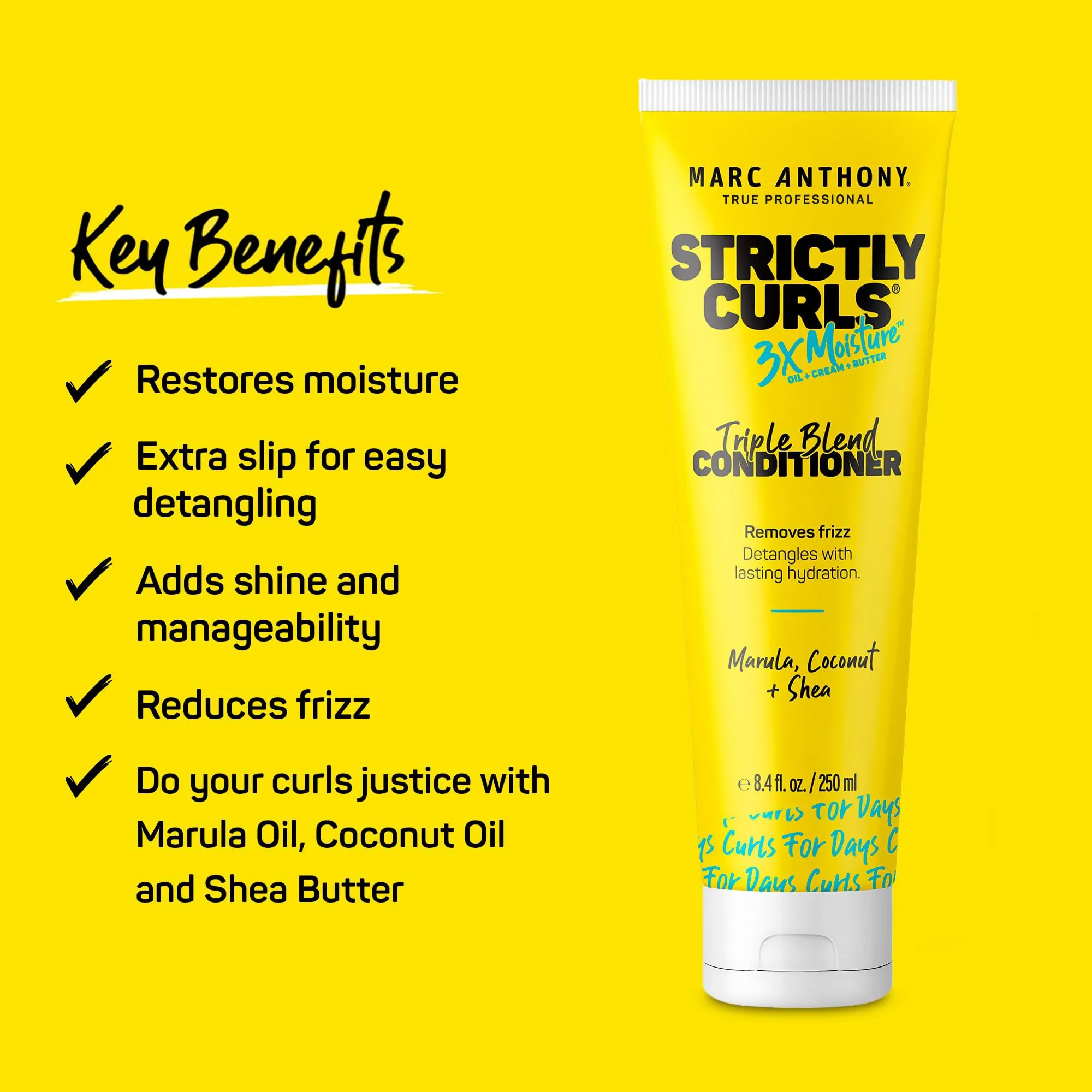 Strictly Curls® 3X Moisture <br> Triple Blend Conditioner