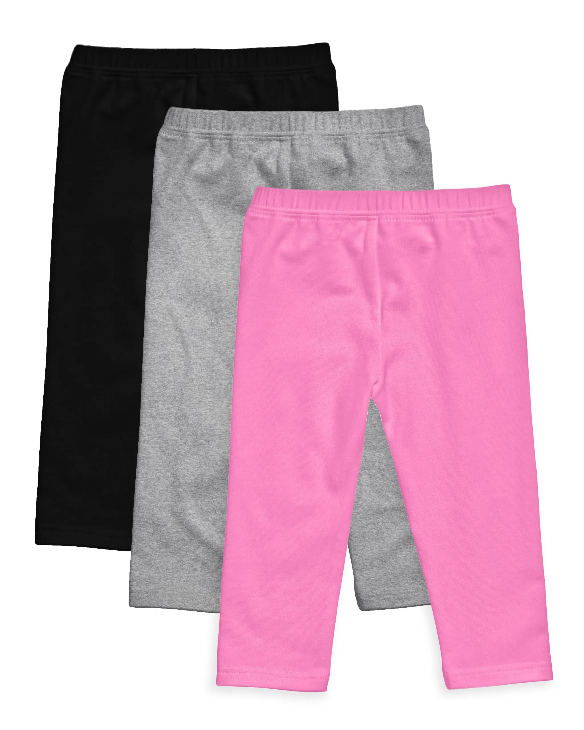 The Organic Legging 3 Pack [Malibu Pink Grey Black]