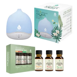 USB & Battery Operated Waterless Aroma Diffuser   Aromatherapy Essential Oils