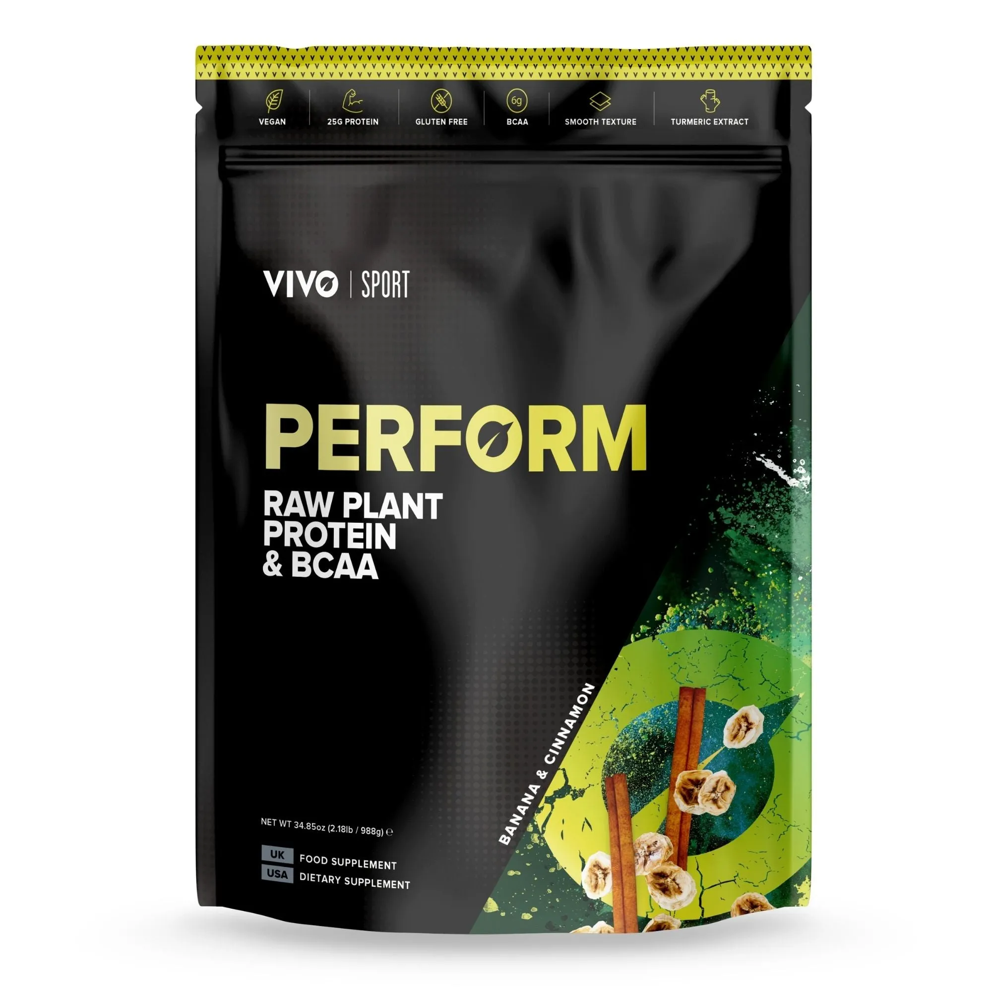 Vivo Life Sport Perform: Banana & Cinnamon 988g