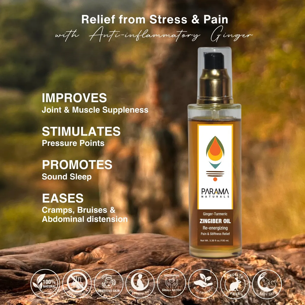 Zingiber Oil Re-Energizing Pain & Stiffness Relief